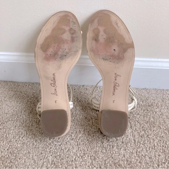 Sam Edelman white strappy sandals - Picture 6 of 8